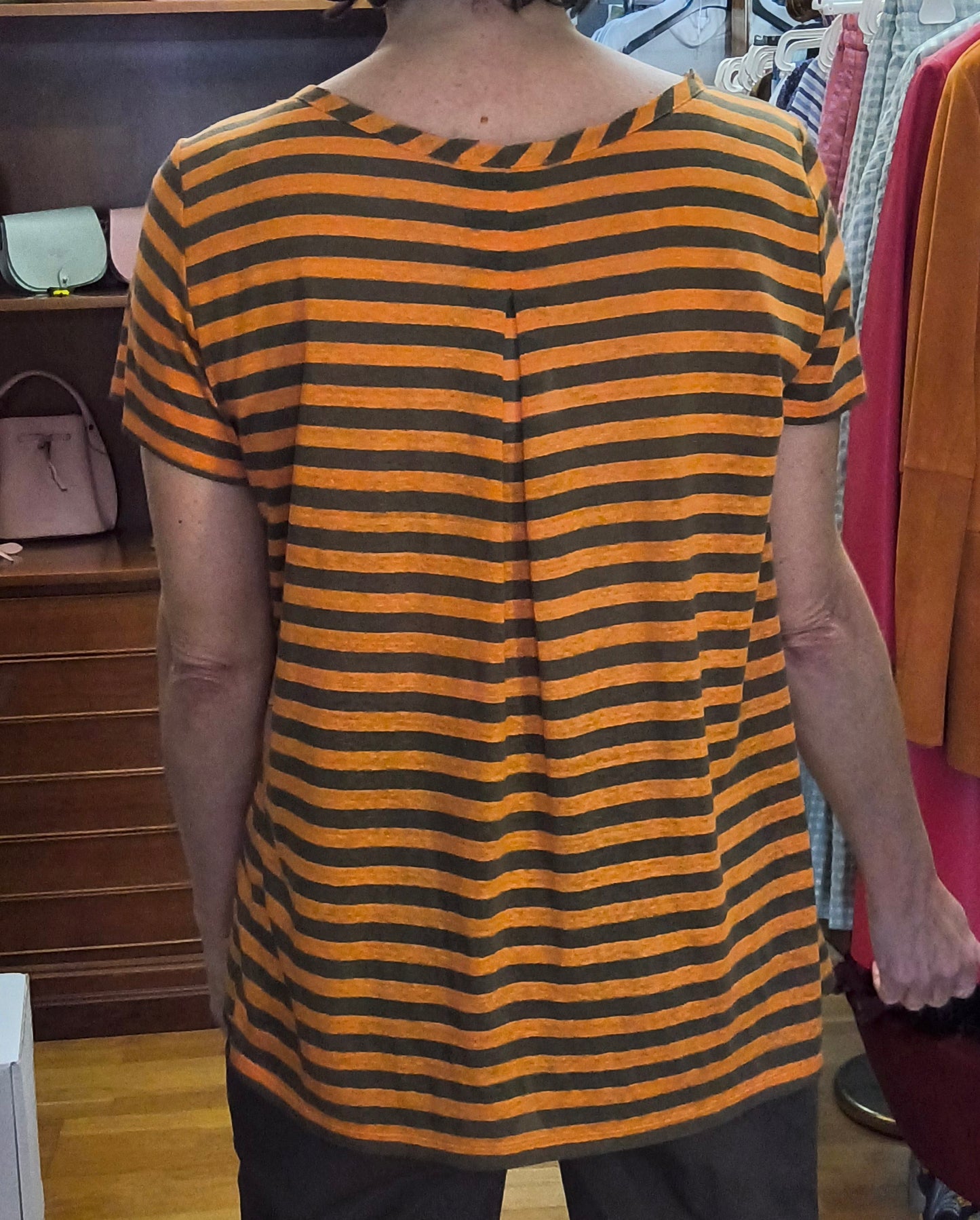 T-shirt righe over