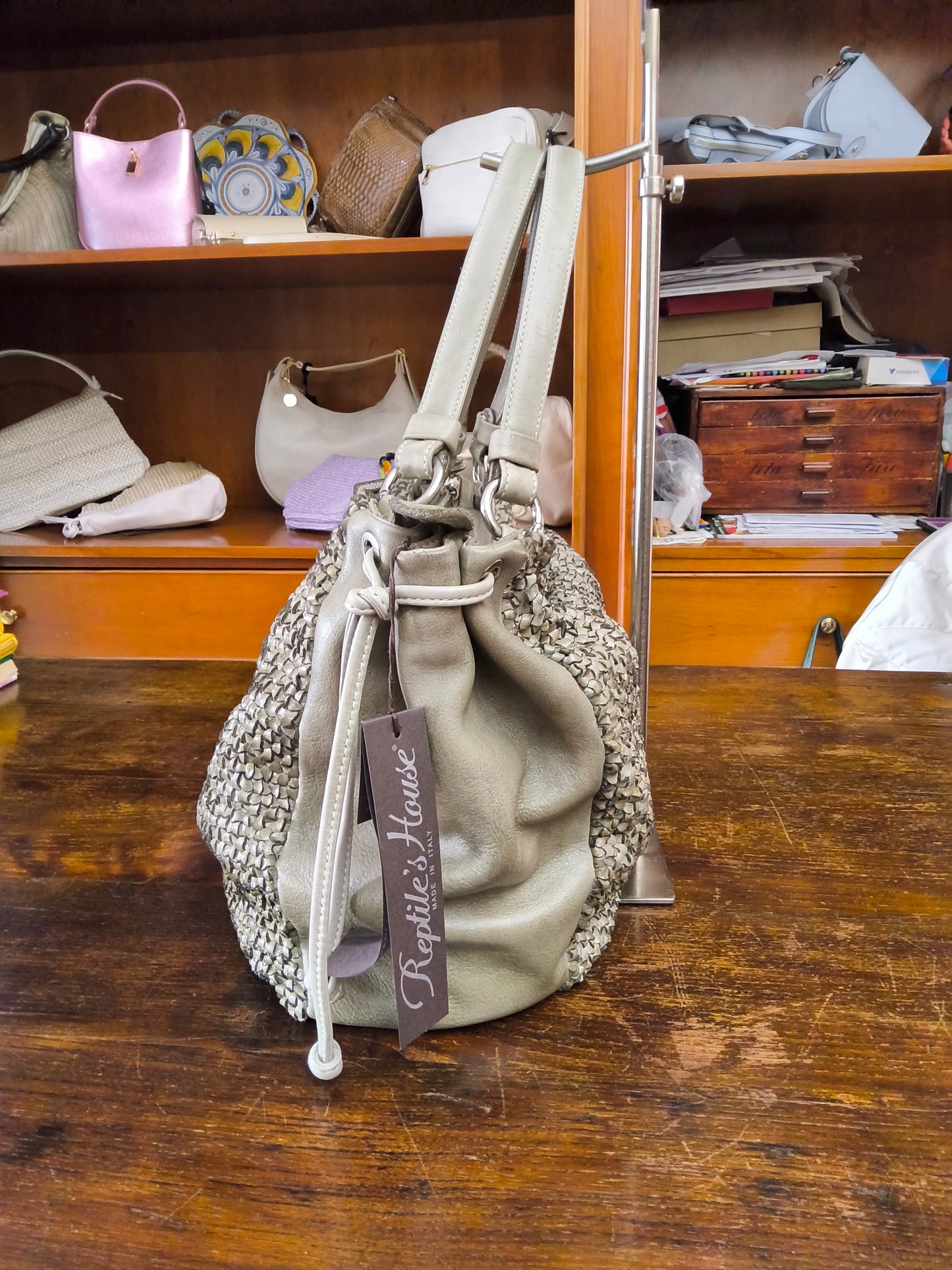 Reptile's House Woven Bag