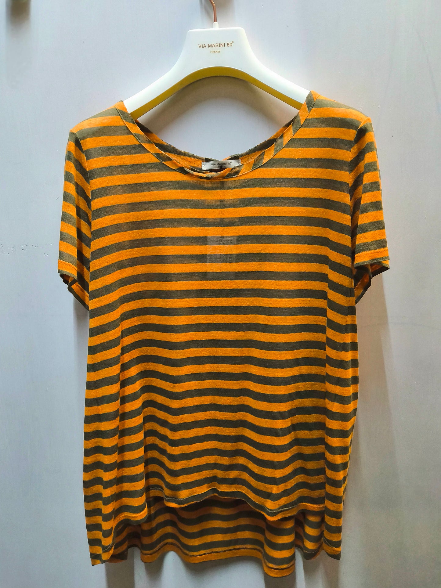 T-shirt righe over