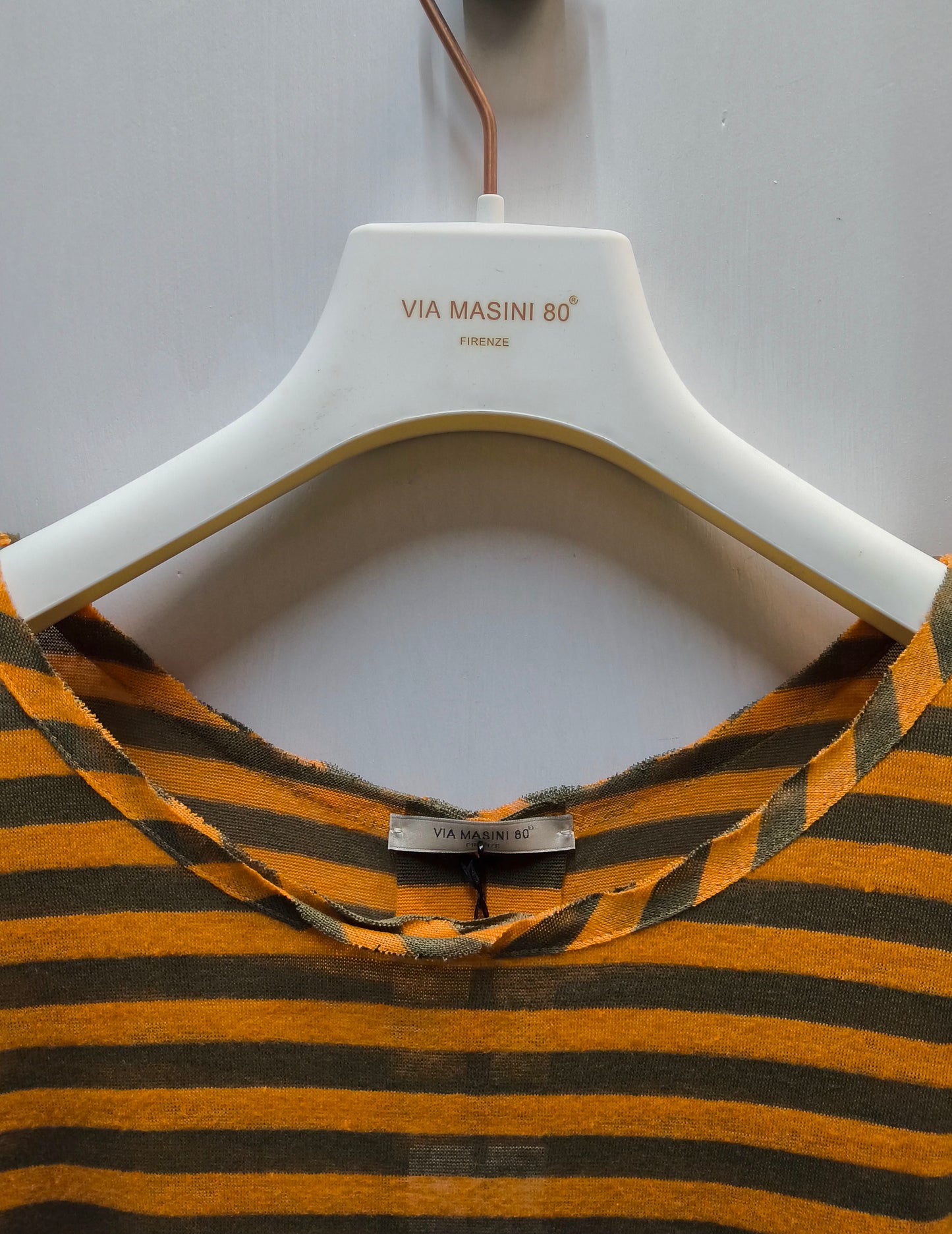 T-shirt righe over