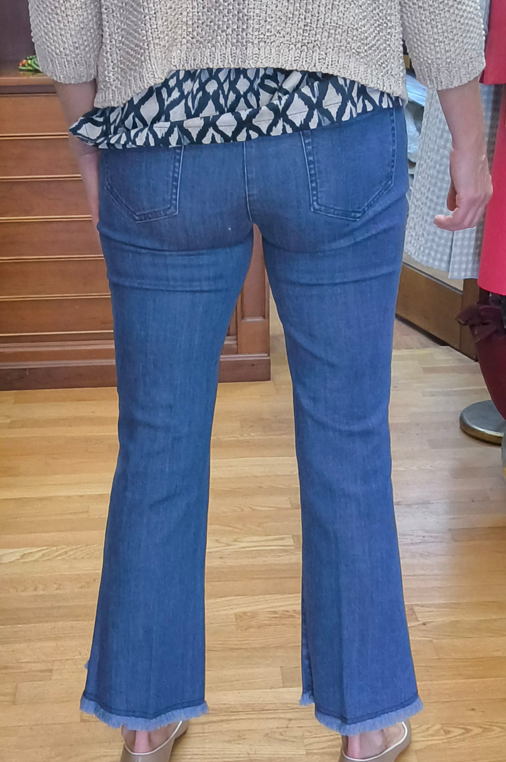 Jeans sfrangiato