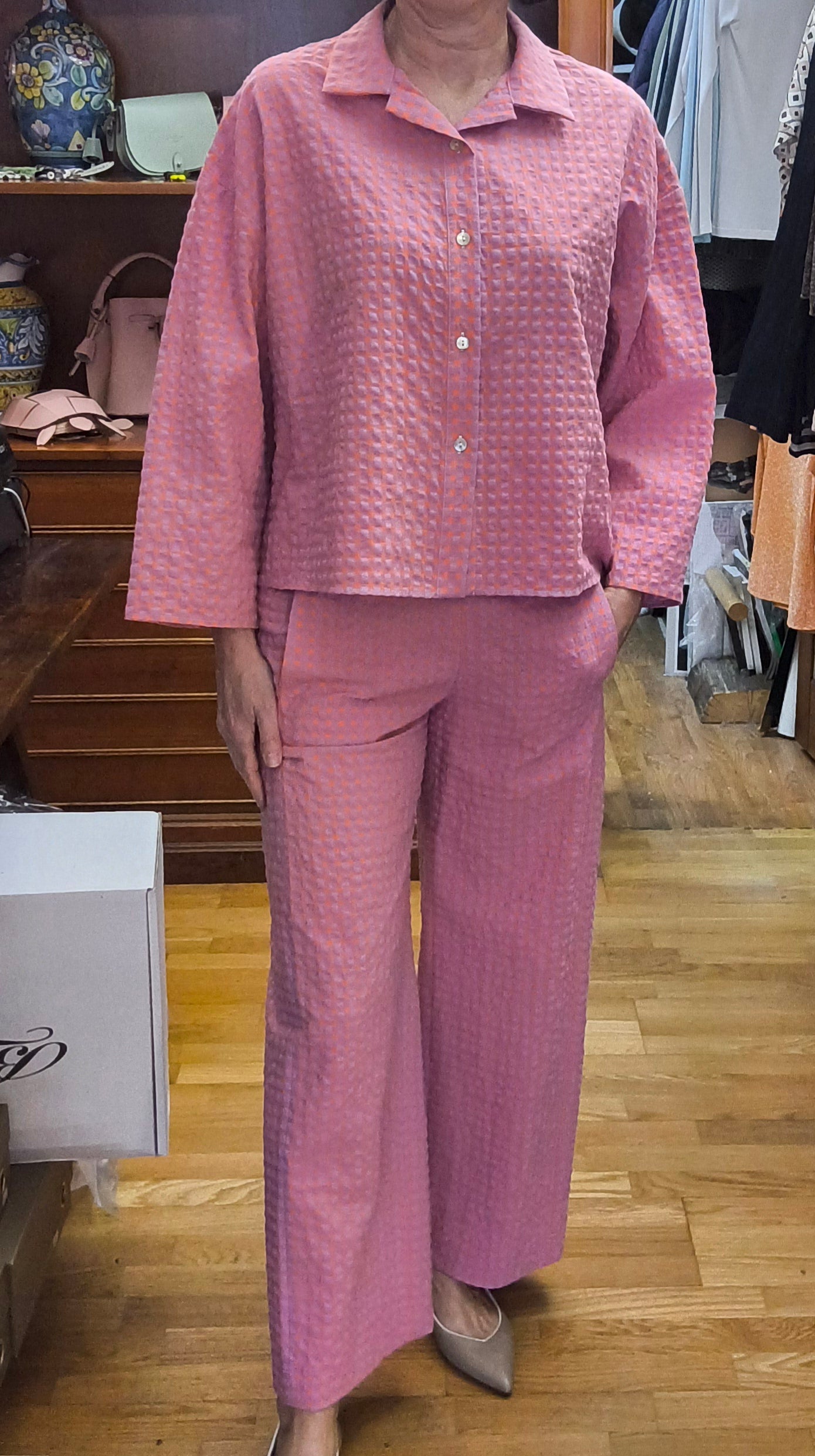 Pantalone Arancio-Glicine