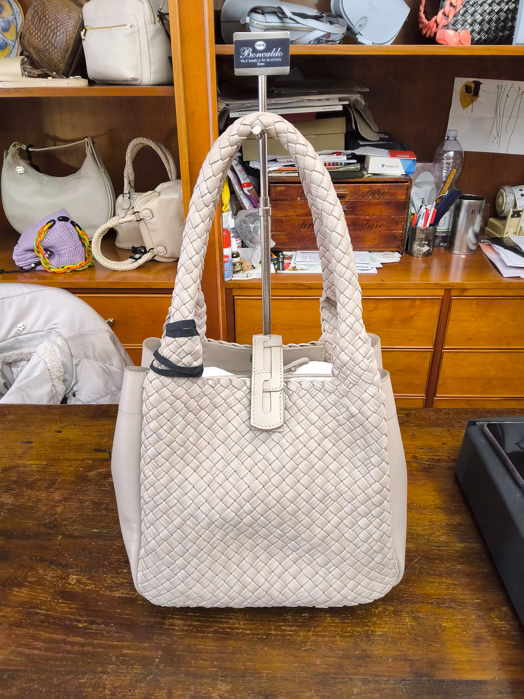 Borsa doppio manico Falorni