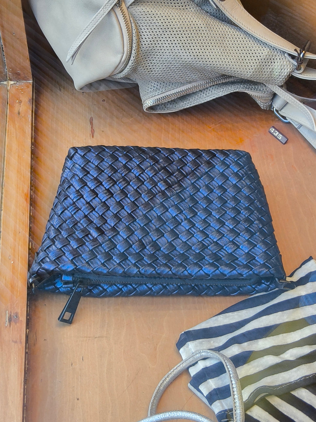Fa braided shoulder bag