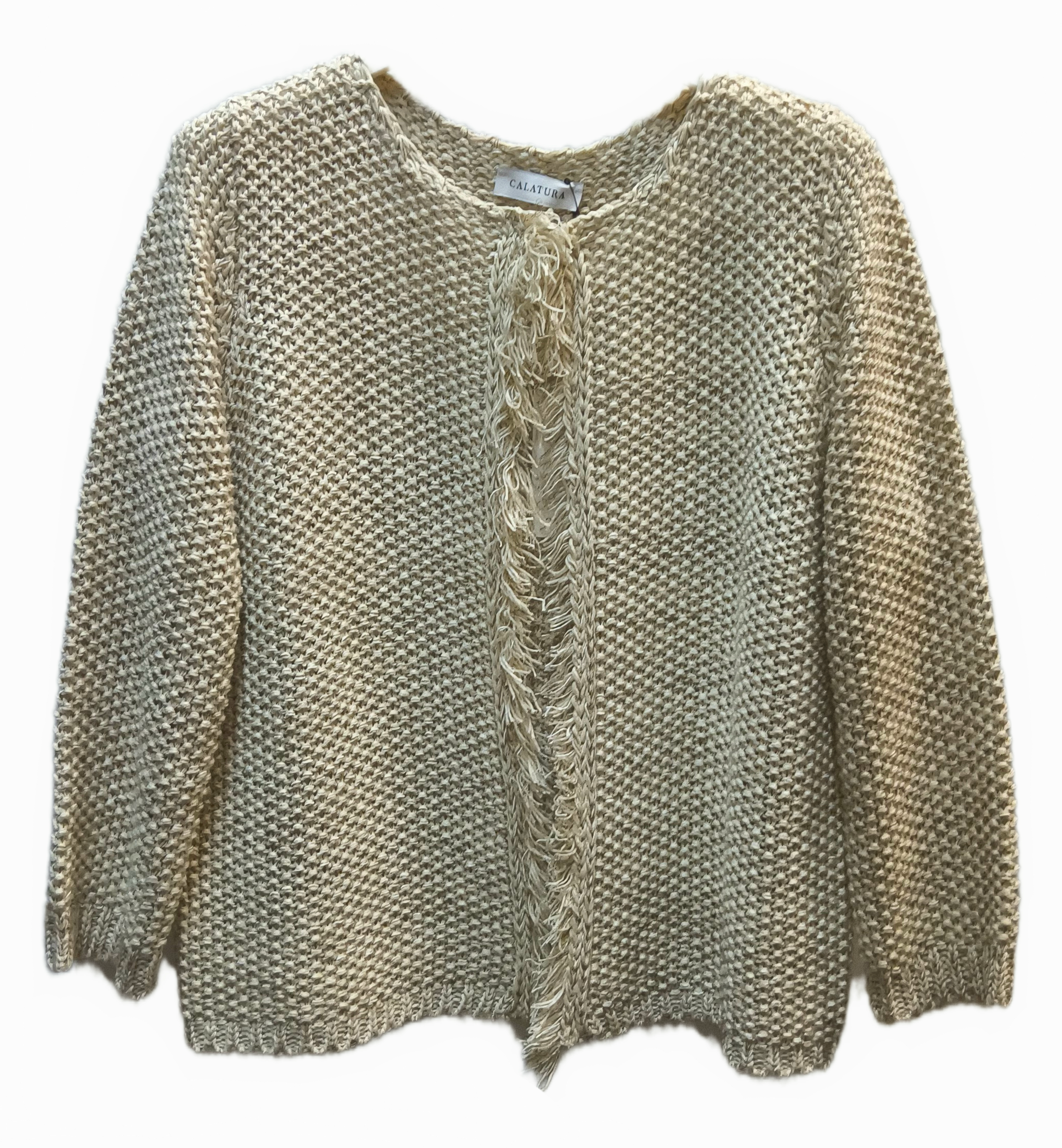 Cardigan sfrangiato