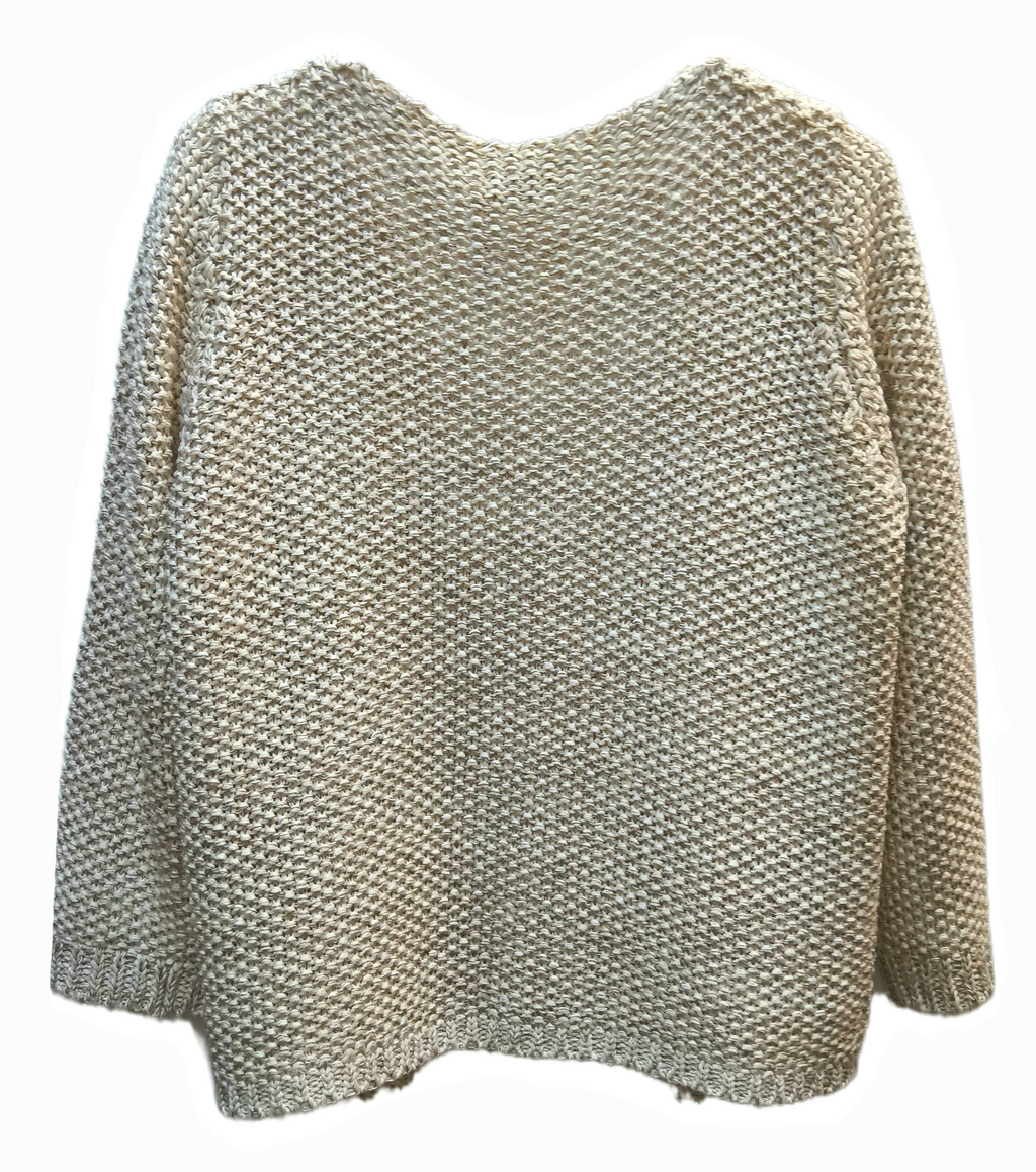 Cardigan sfrangiato