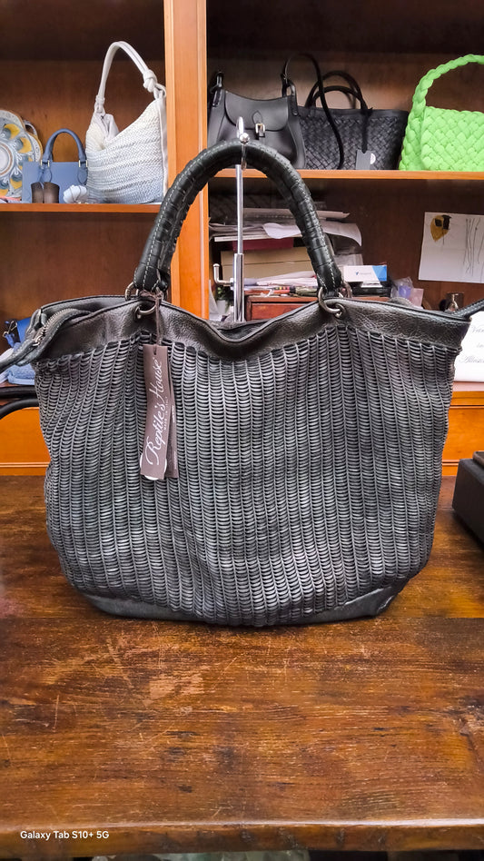 Shopper "lune" verde scuro