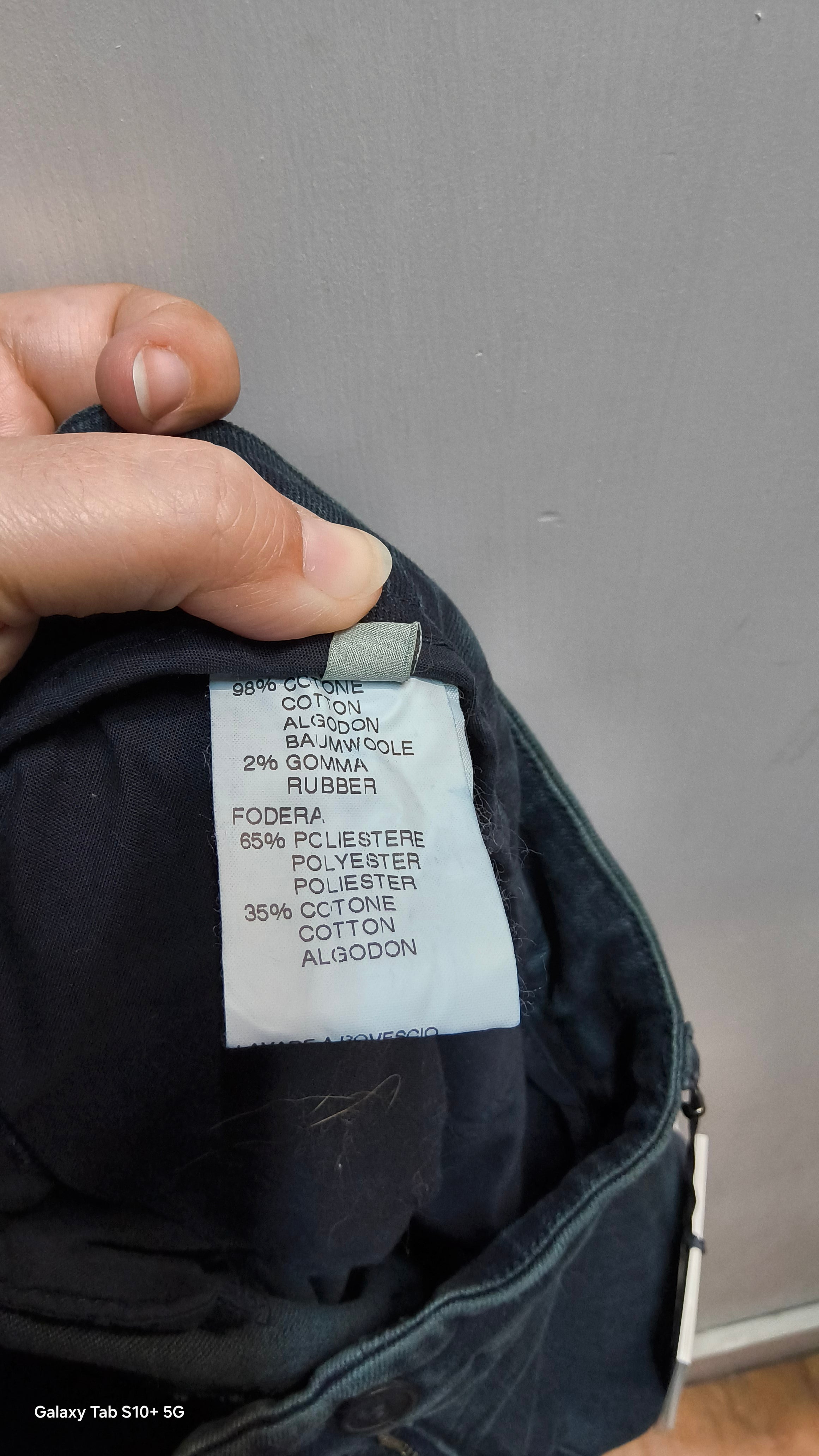 Jeans svasato ottanio