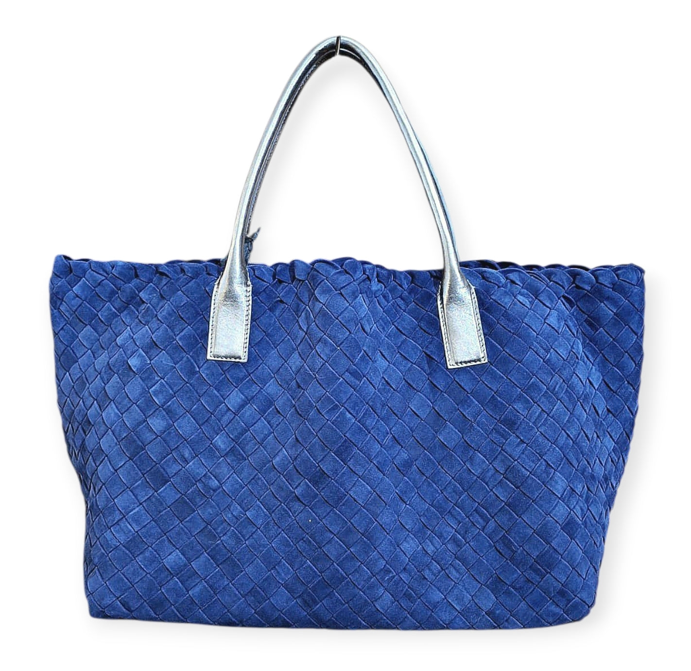 Shopper grande camoscio