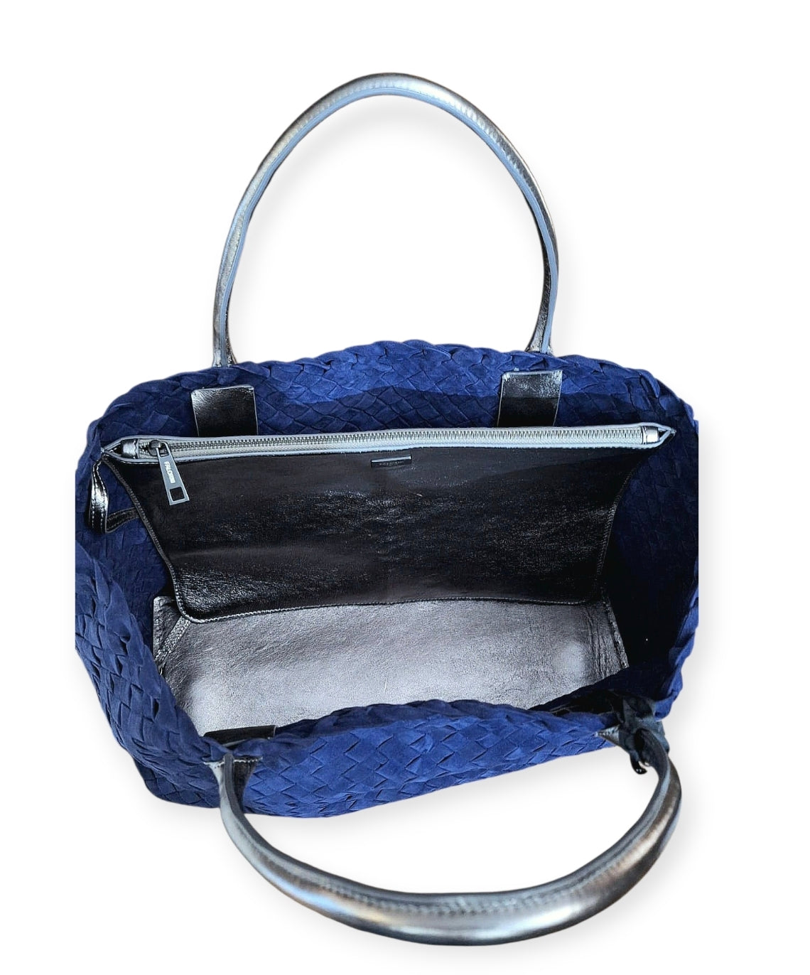 Shopper grande camoscio