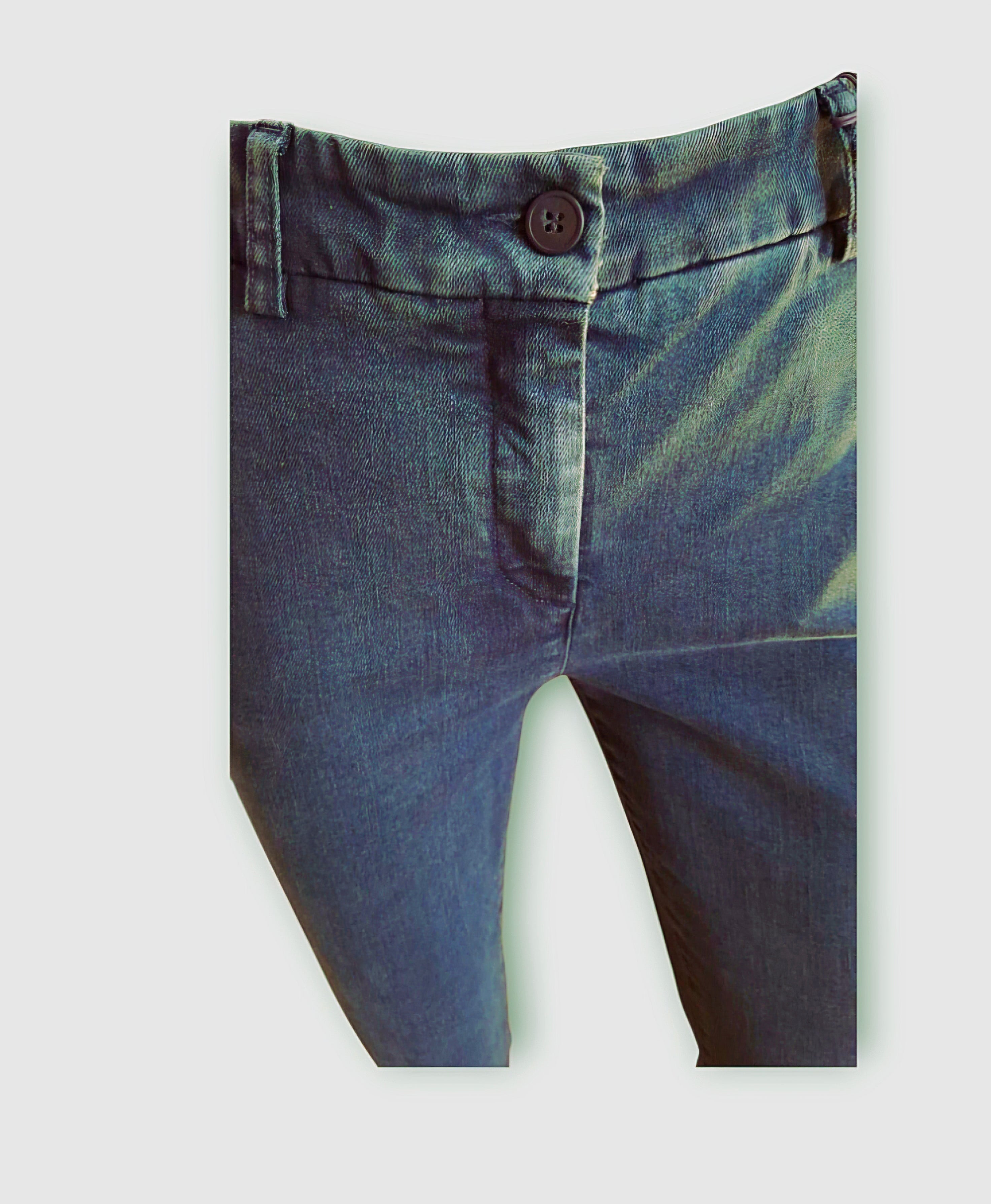 Jeans svasato ottanio