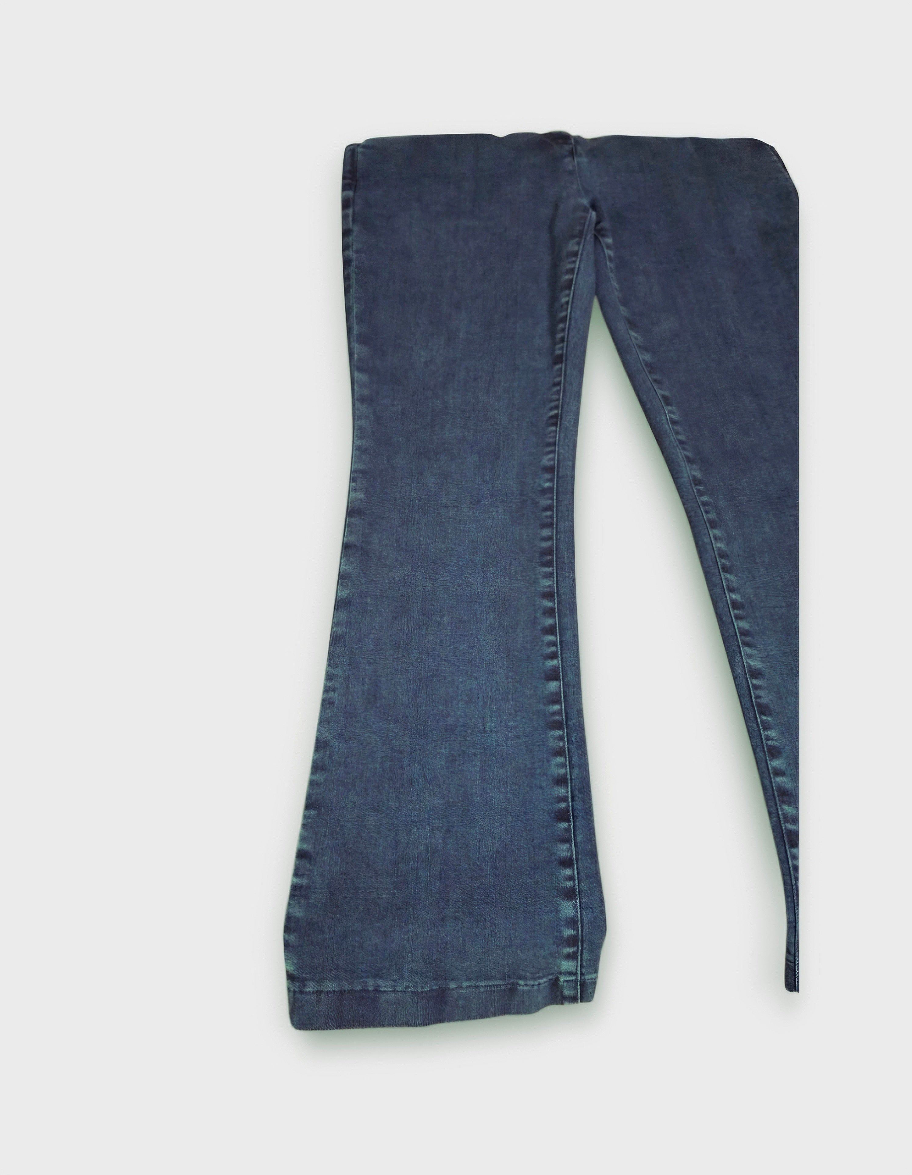 Jeans svasato ottanio