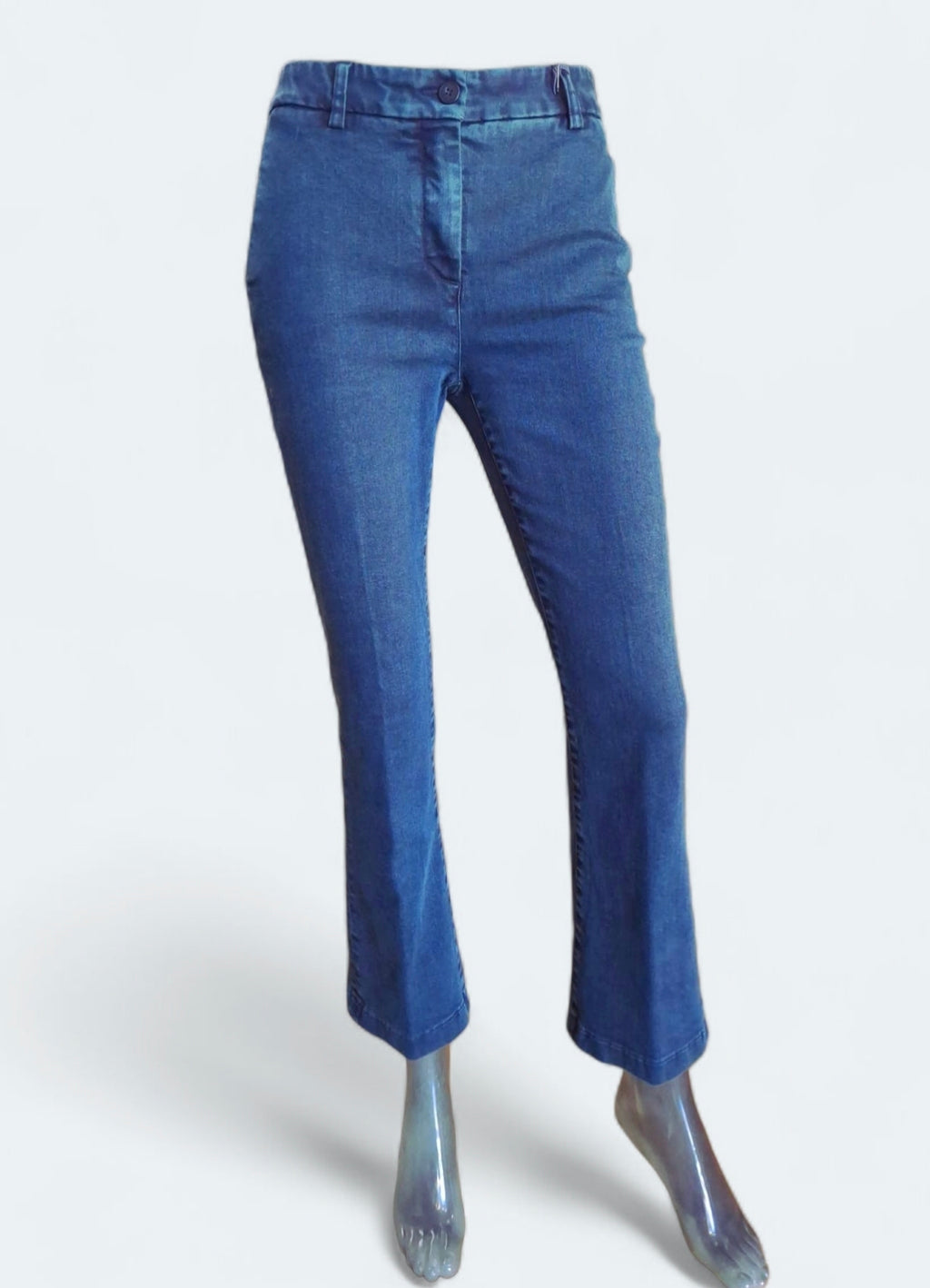 Jeans svasato ottanio
