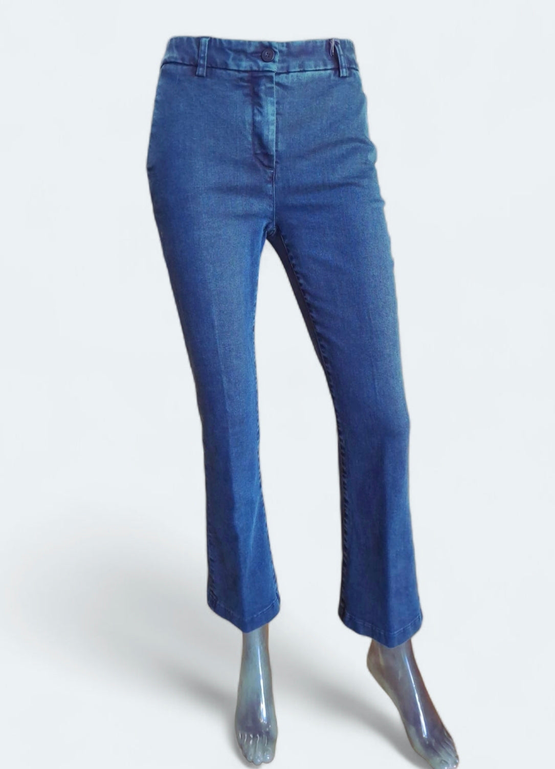 Jeans svasato ottanio