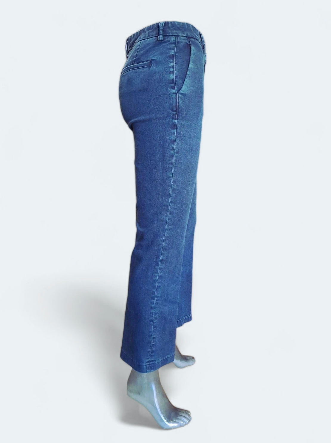 Jeans svasato ottanio