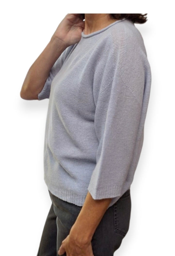 Girocollo lurex