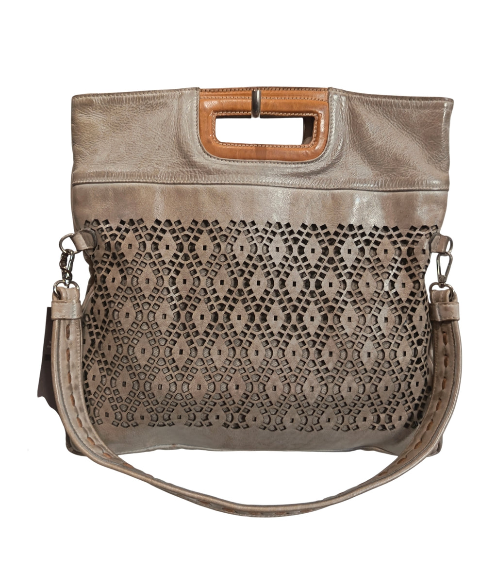 Borsa  oblò traforata