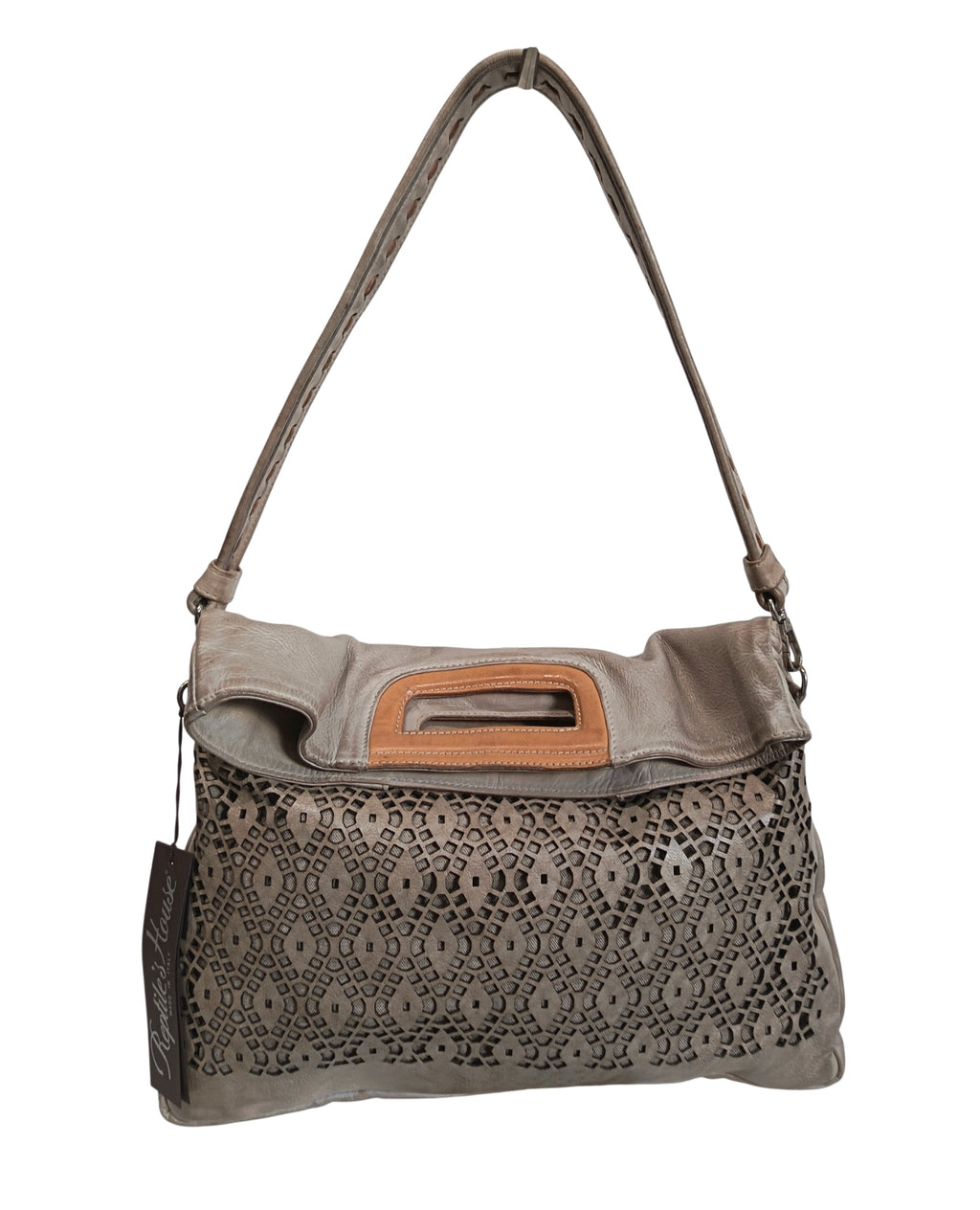 Borsa  oblò traforata