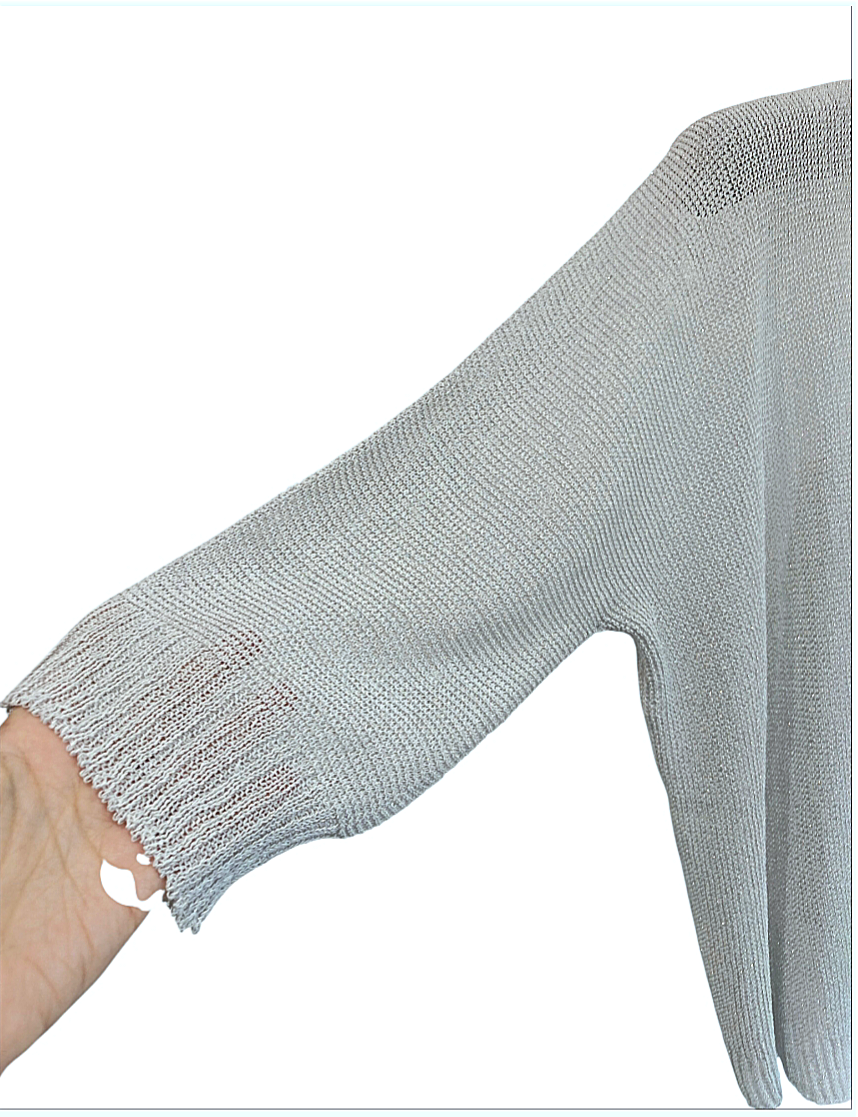 Cardigan lurex