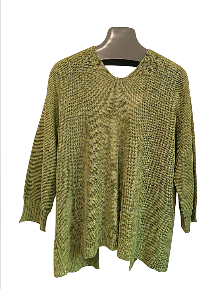 Cardigan lurex