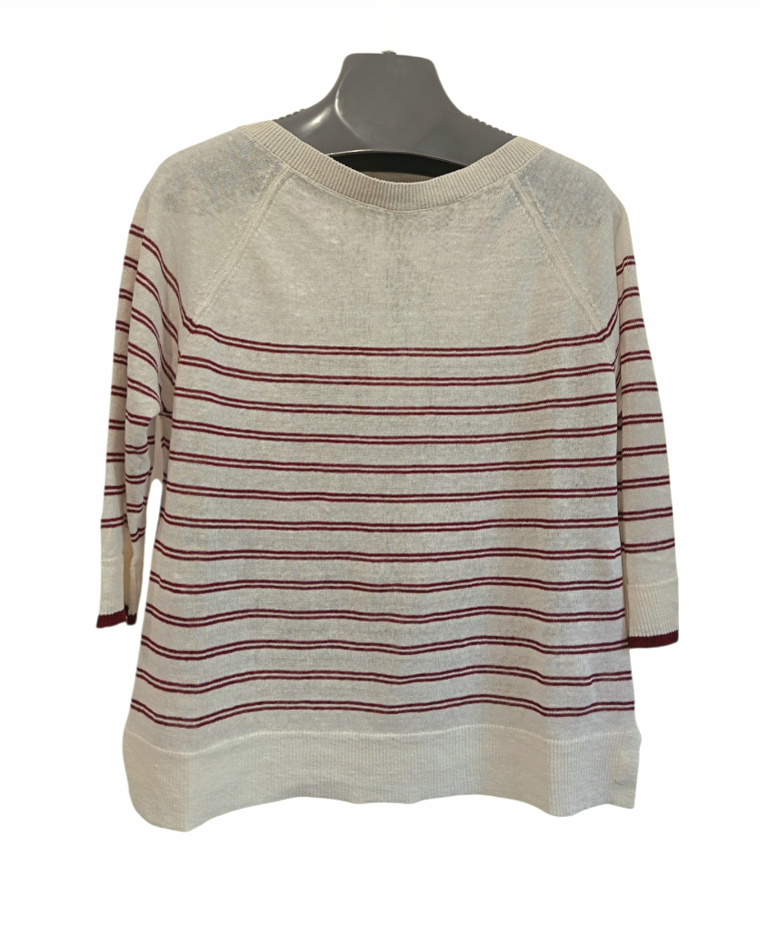 Maglia righe lino