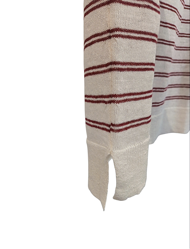 Maglia righe lino