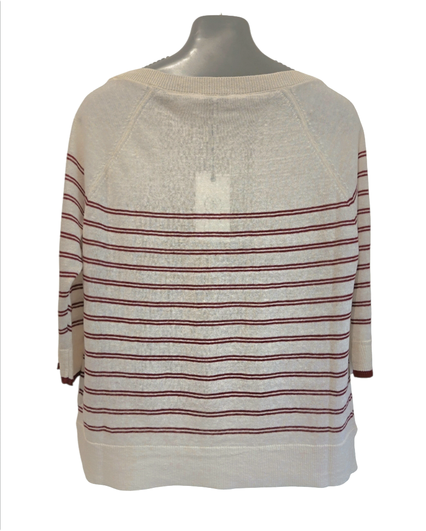 Maglia righe lino