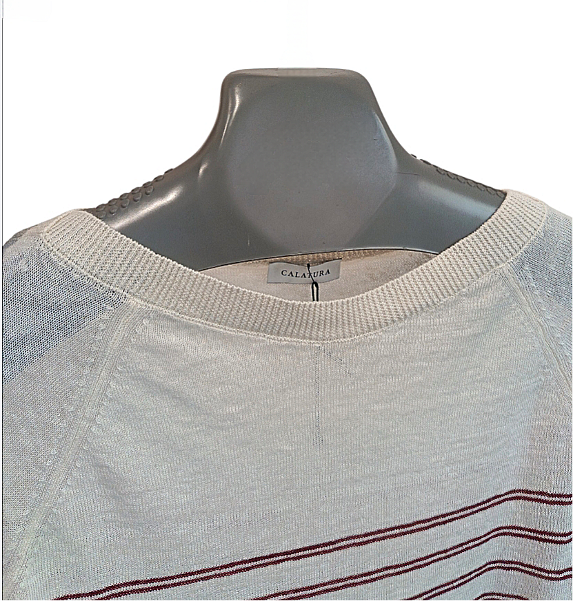 Maglia righe lino