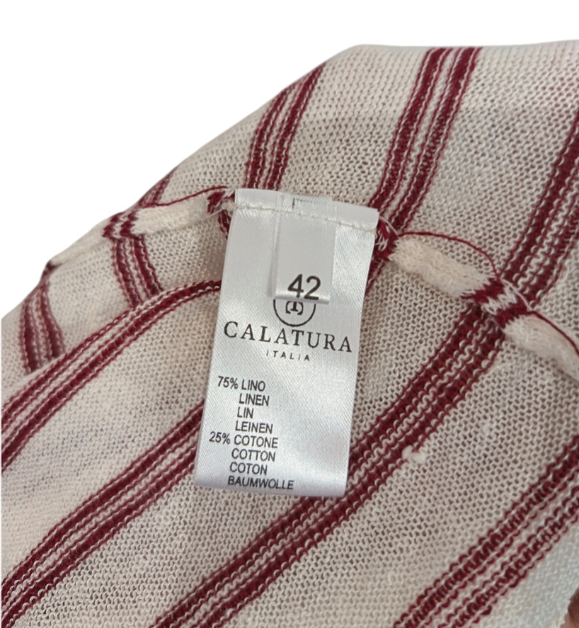 Maglia righe lino