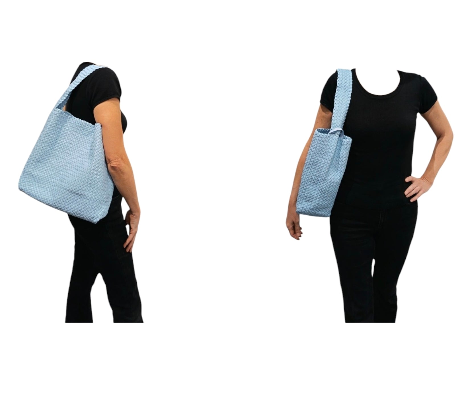 Borsa a Spalla Celeste