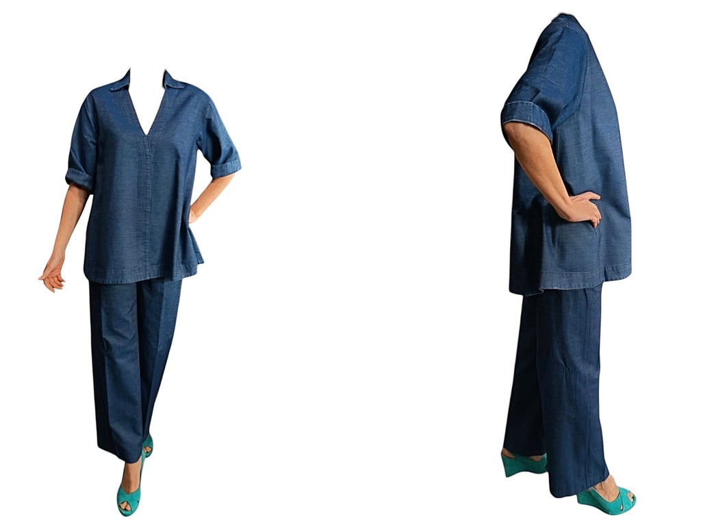 Completo Blusa jeans