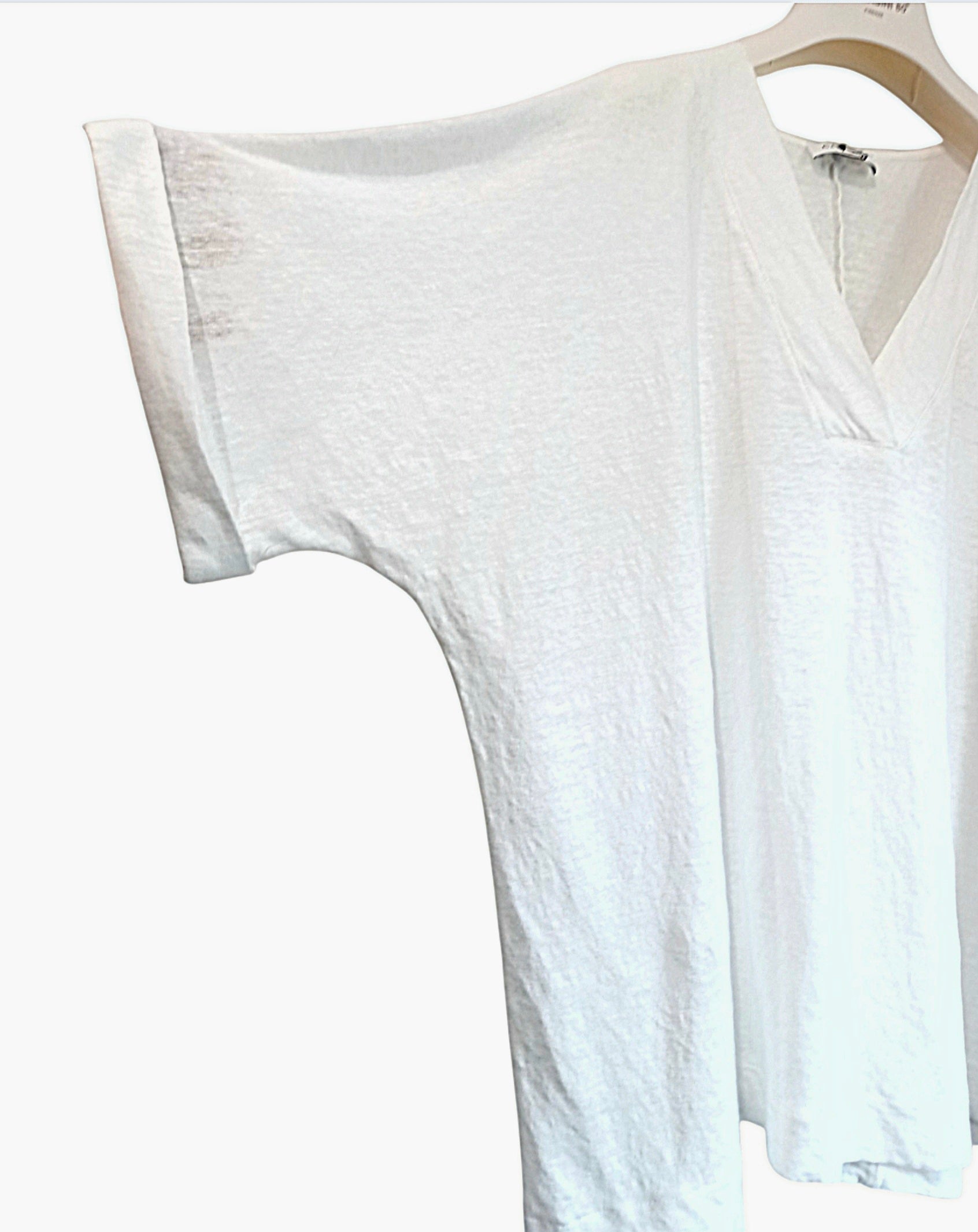 T-shirt lino bianca
