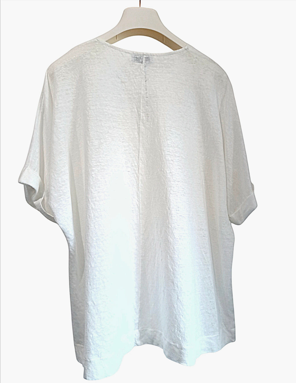 T-shirt lino bianca