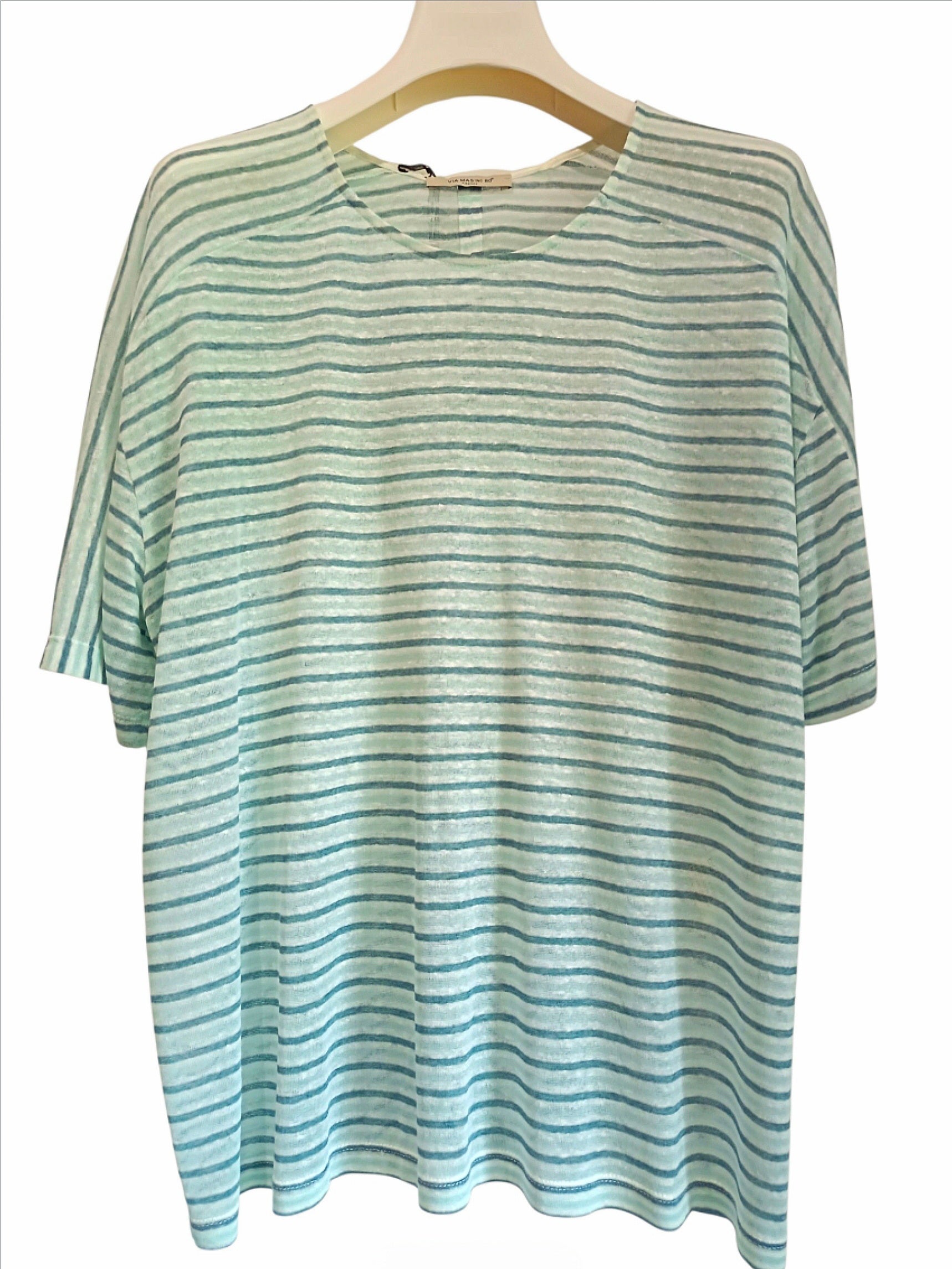 T-shirt righe over