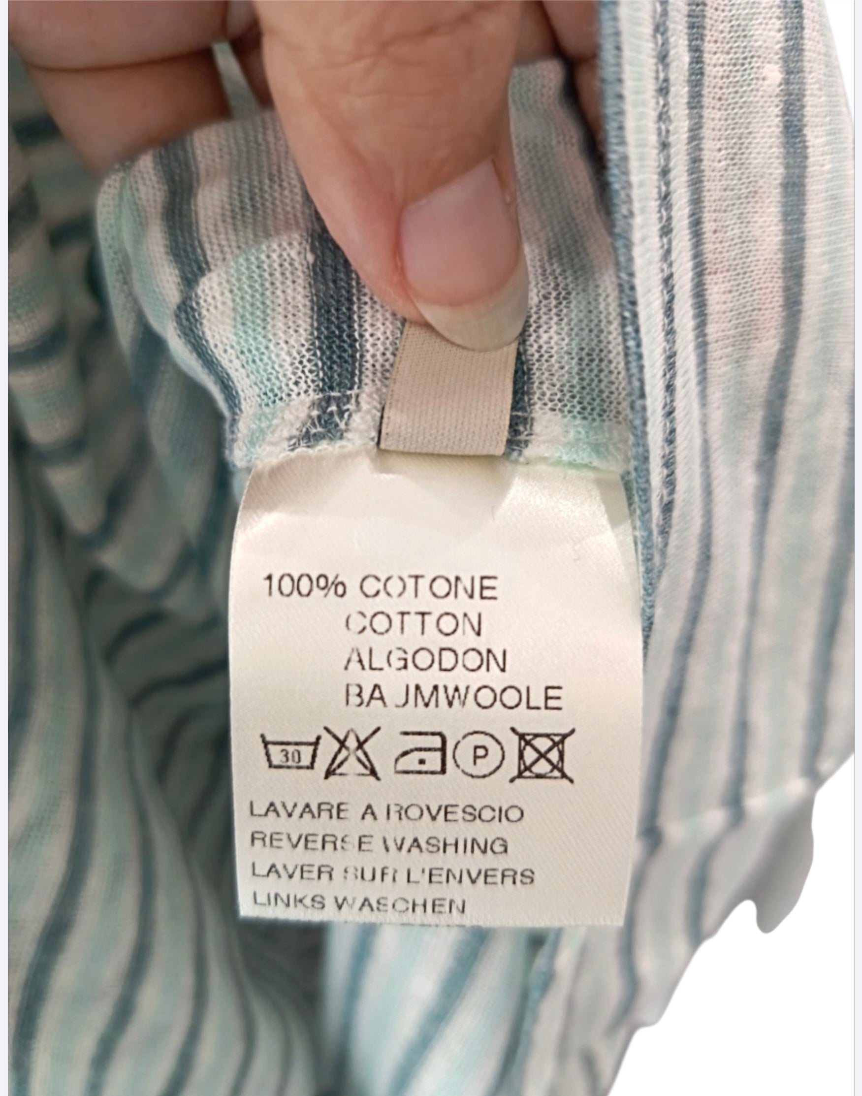 T-shirt righe over