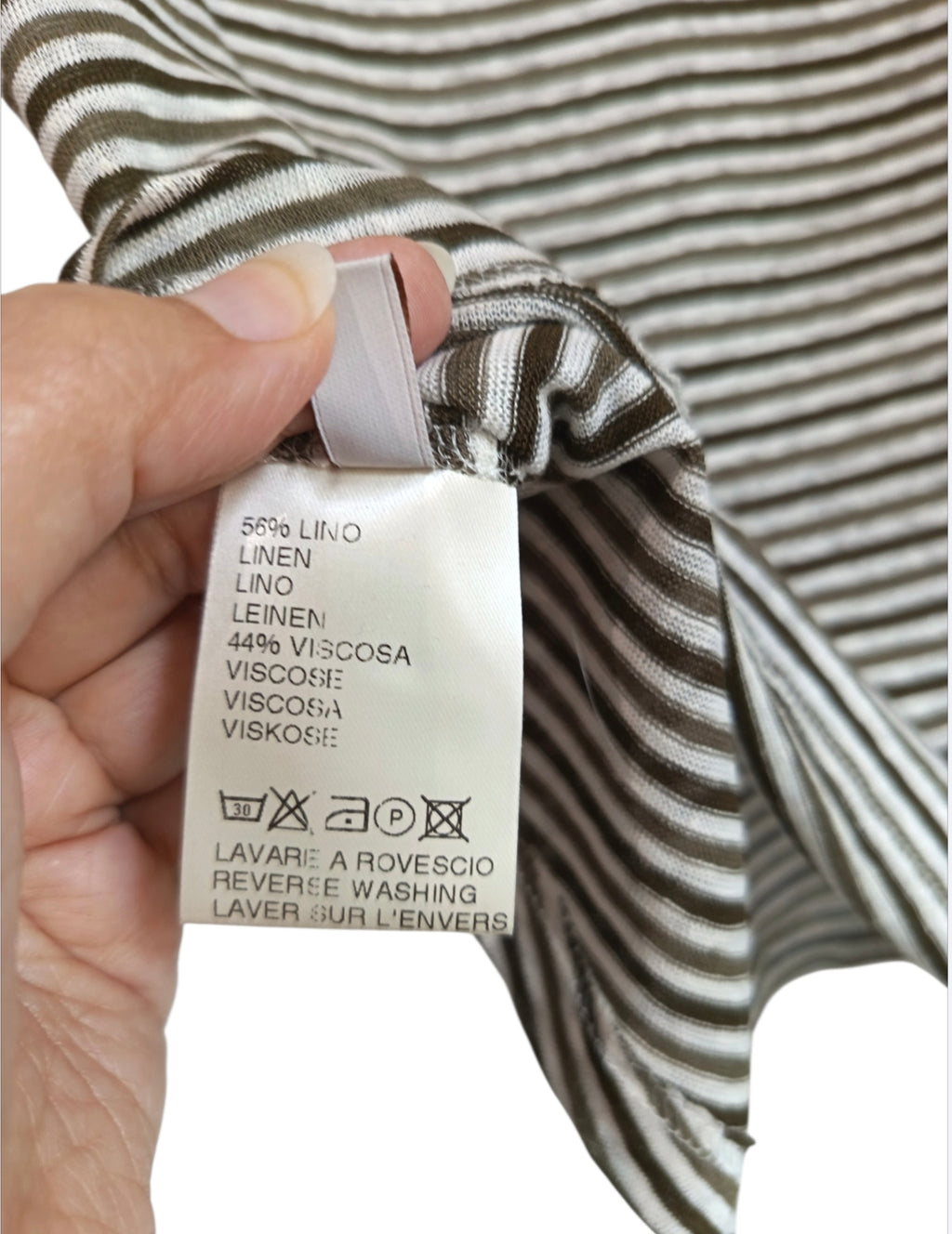 T-shirt righe girocollo