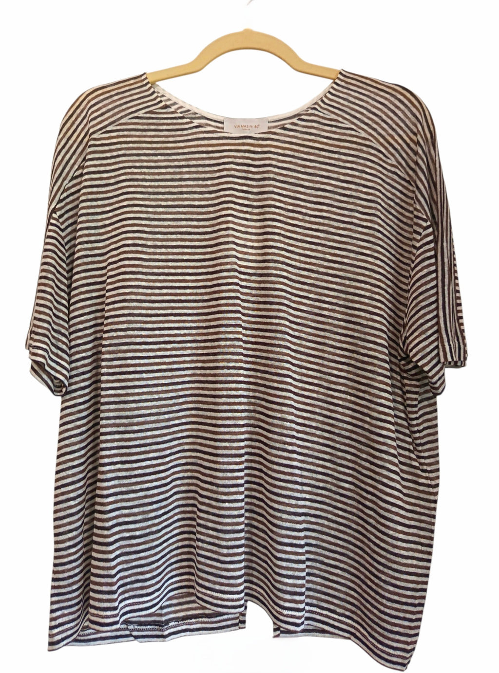 T-shirt righe over