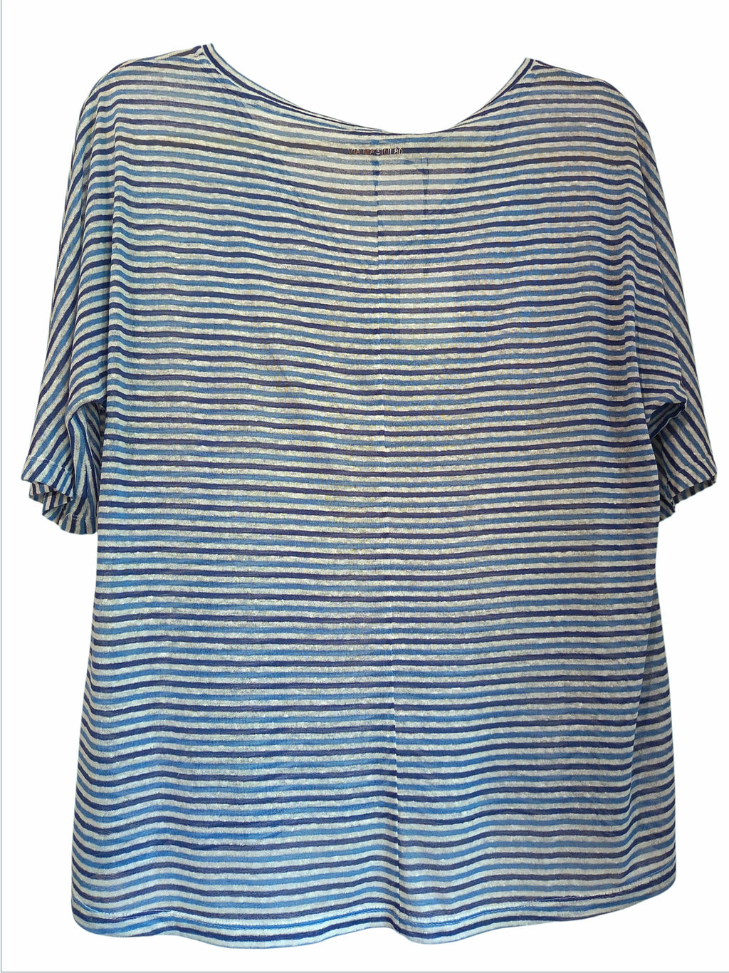T-shirt righe scollo a V