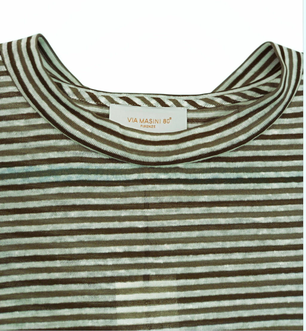 T-shirt righe girocollo