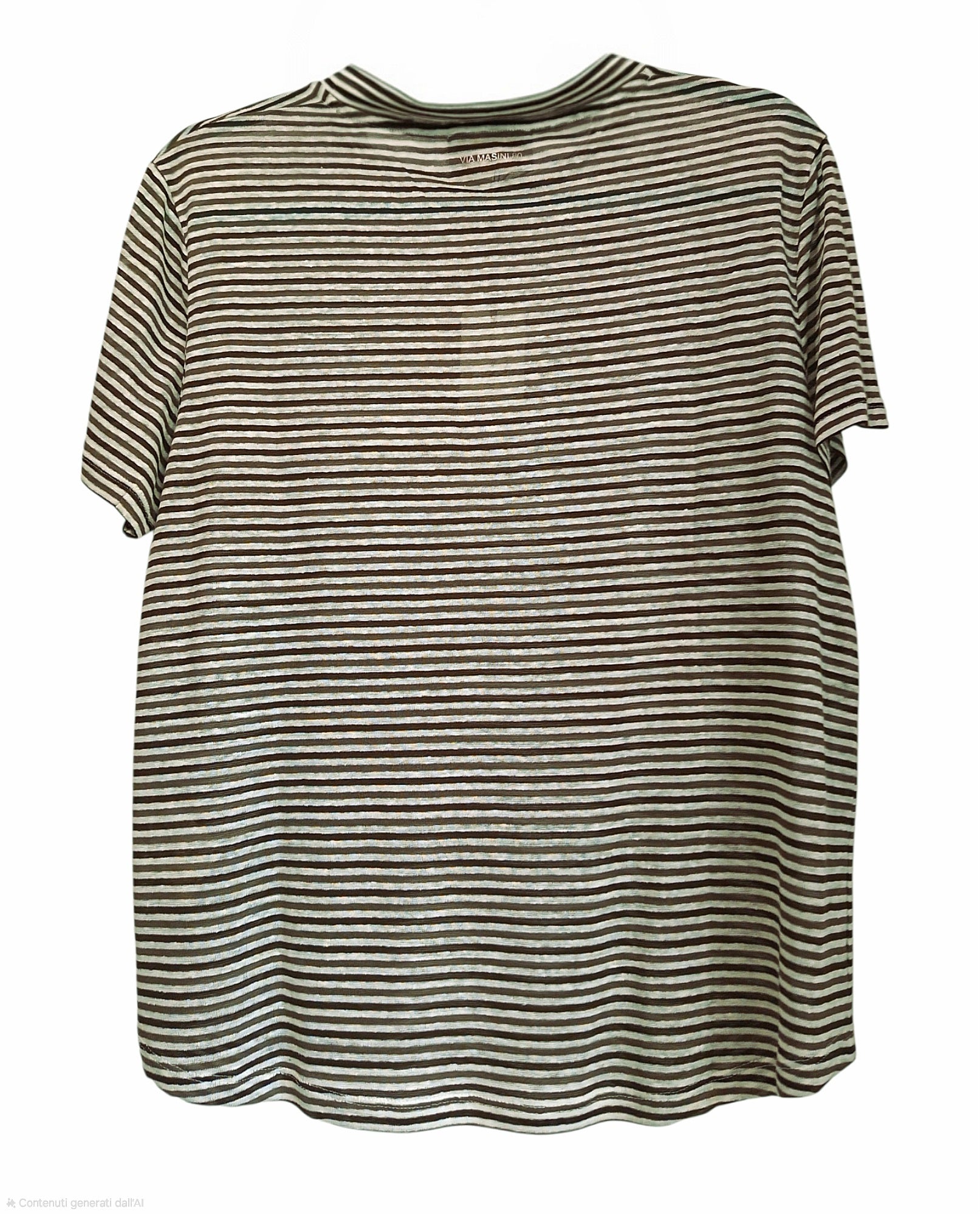 T-shirt righe girocollo