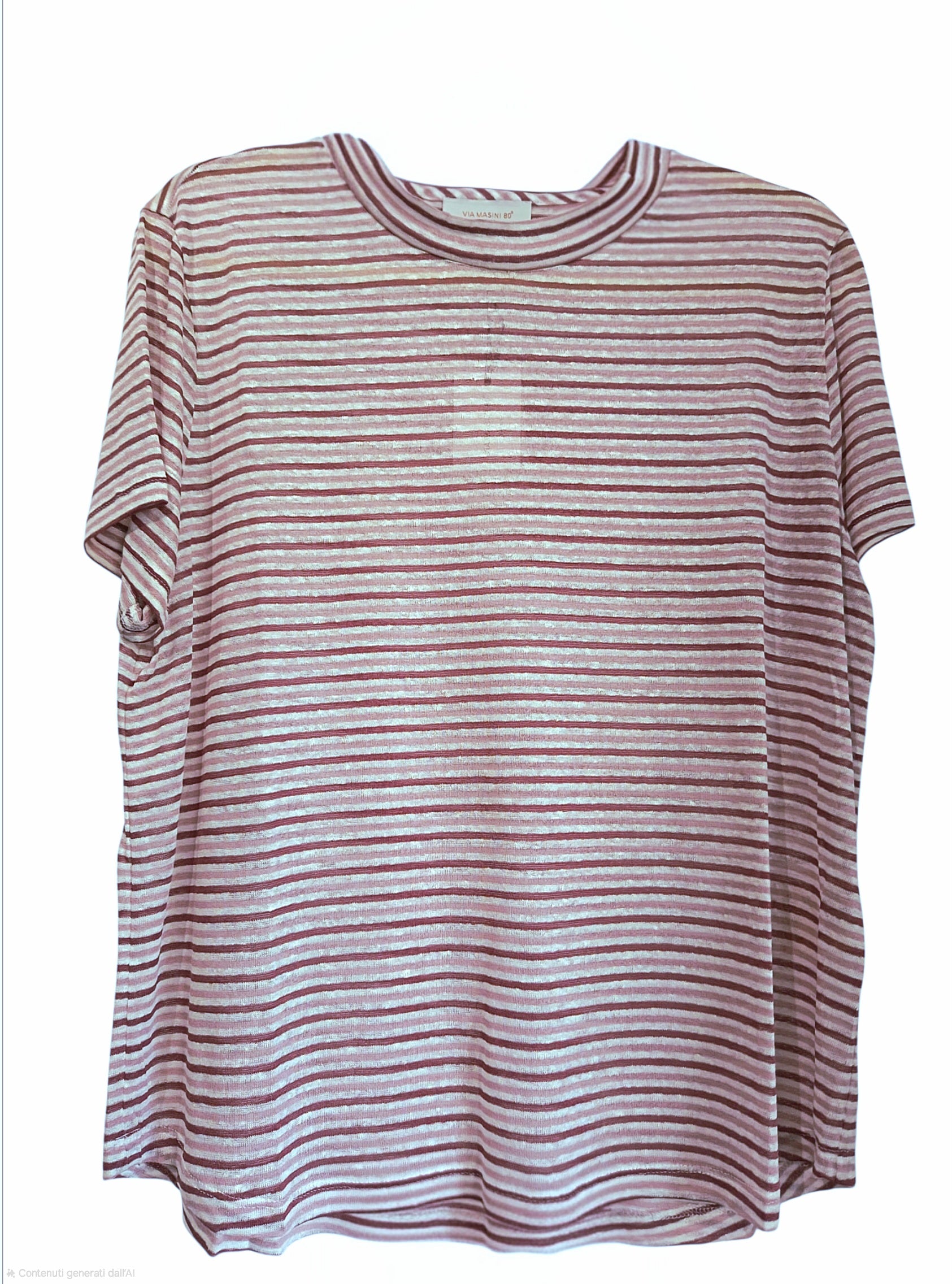 T-shirt righe girocollo