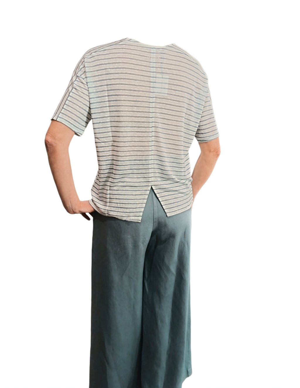 T-shirt righe over