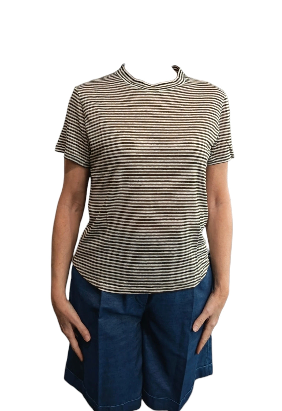 T-shirt righe girocollo