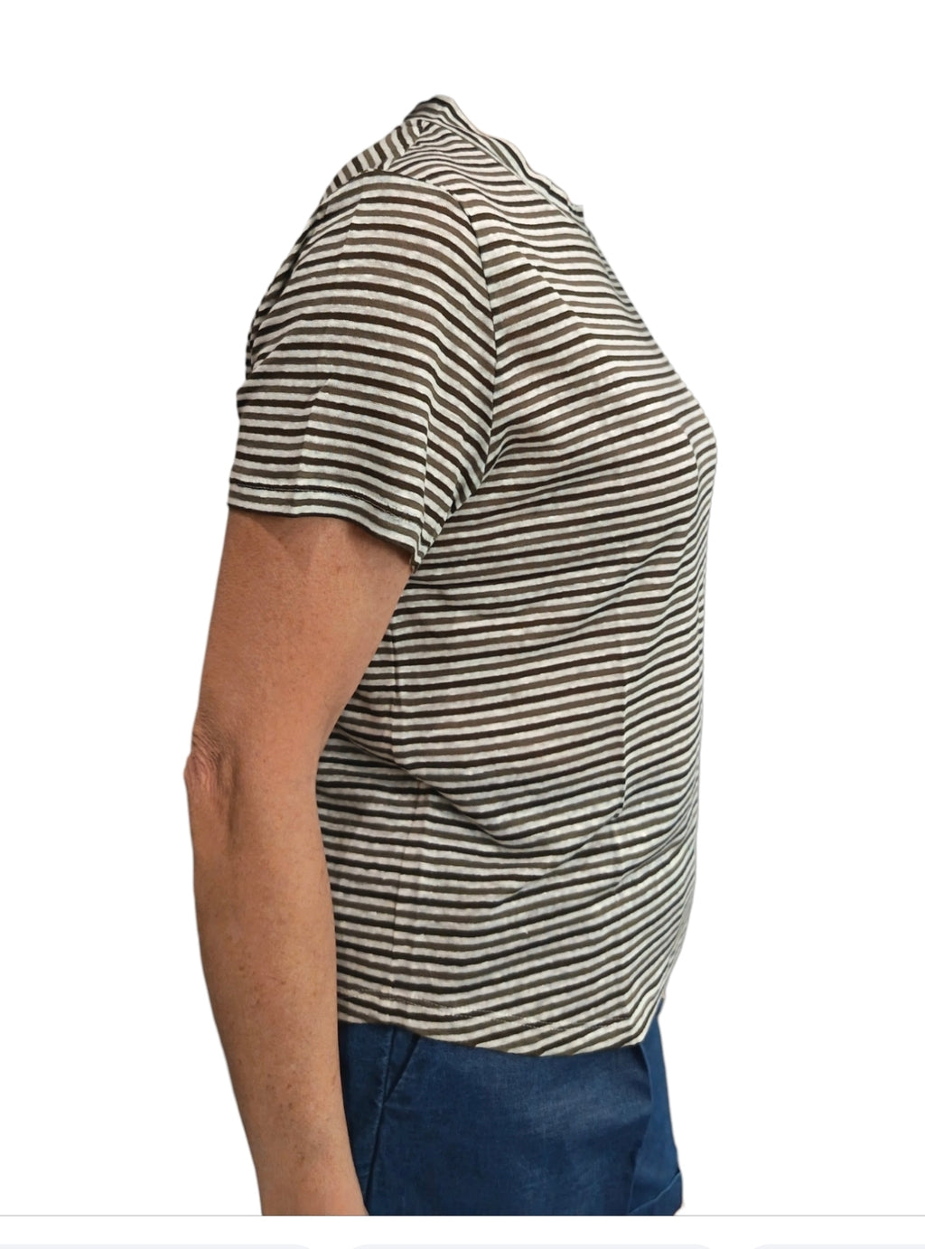 T-shirt righe girocollo