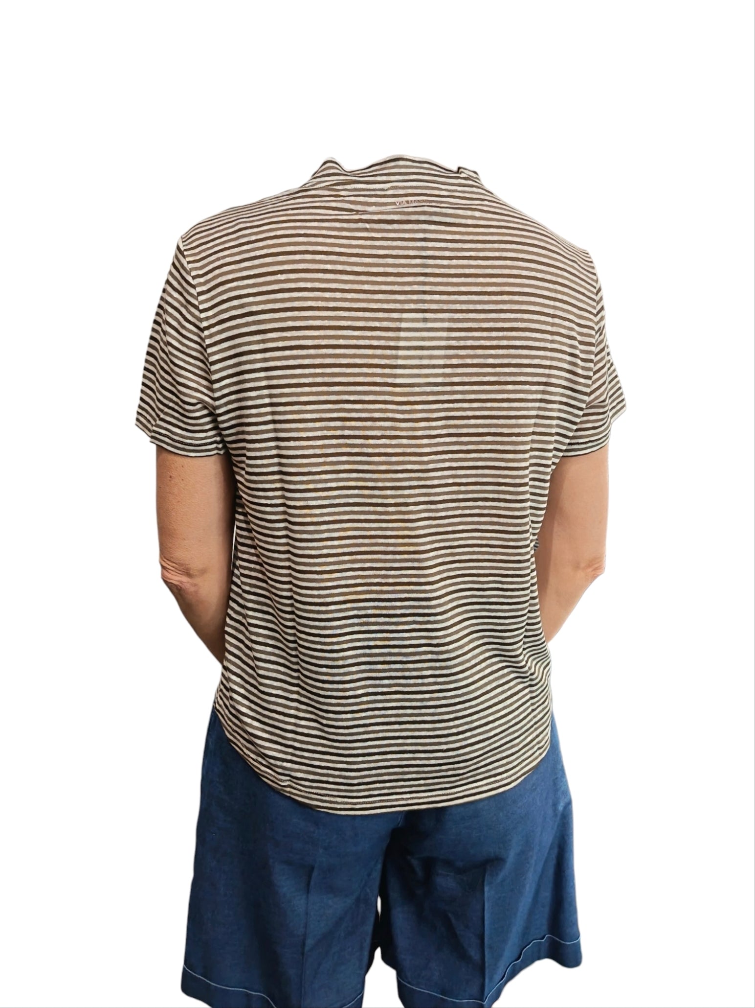 T-shirt righe girocollo
